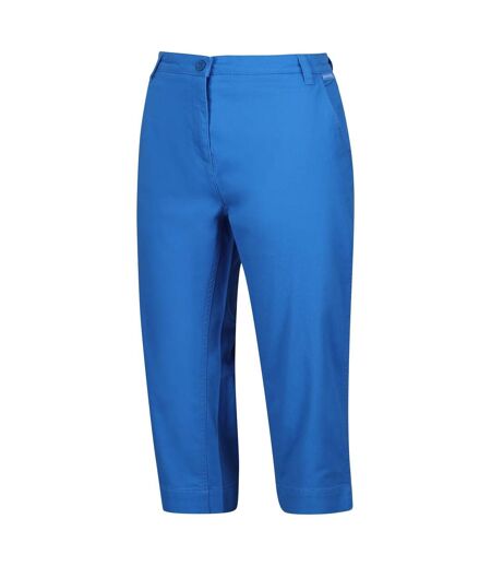 Womens/ladies bayletta capri trousers sonic blue Regatta