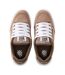 Womens/ladies Hylane Suede Shoes Pastel Warm Grey Vans-3