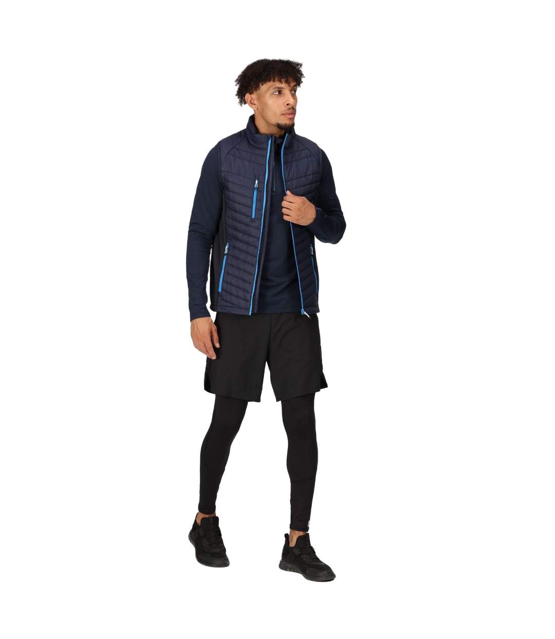 Doudoune sans manches navigate homme bleu marine / bleu Regatta-1