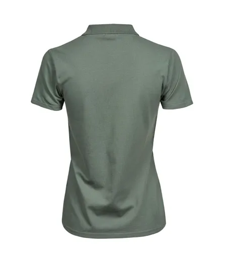 Polo Luxury Femme Vert De Gris Tee Jays