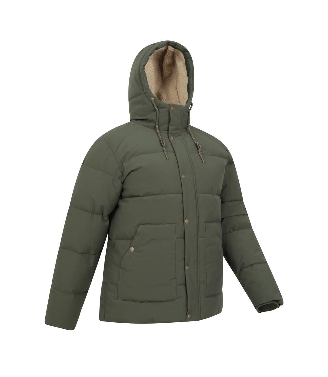 Mens manta padded jacket khaki green Mountain Warehouse-4