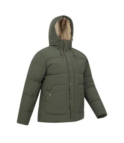 Mens manta padded jacket khaki green Mountain Warehouse