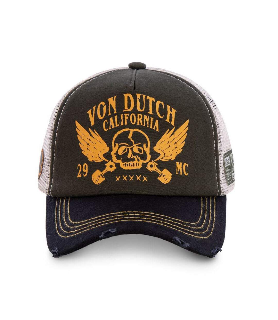 Casquette Trucker Filet Von Dutch Crew Kaki