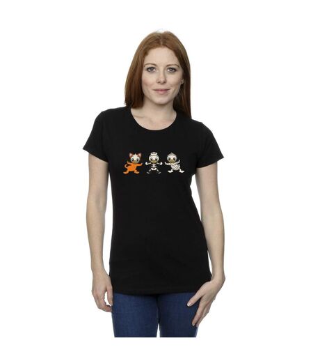 Disney T-shirt en coton Femmes/Dames Duck Tales Halloween Costumes (Noir) - UTBI33870