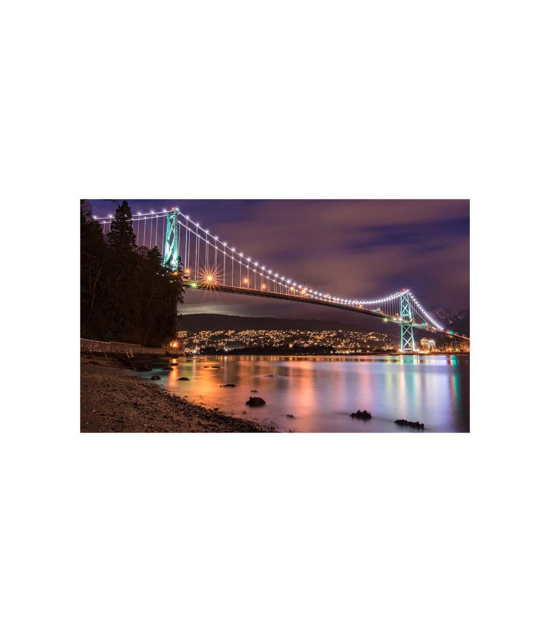 Papier Peint Lions Gate Bridge Vancouver Canada II 270x450cm-2