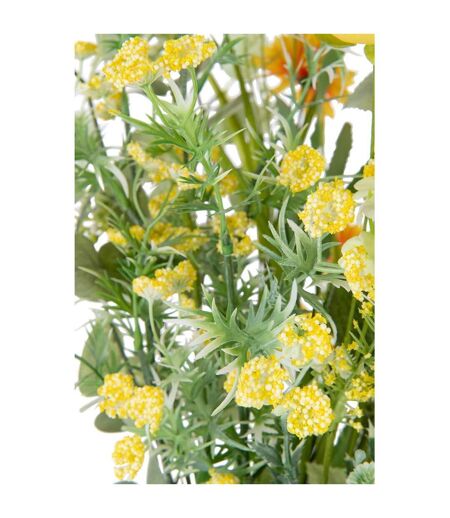 Bouquet de Fleurs Artificielles Mixtes 85cm Jaune