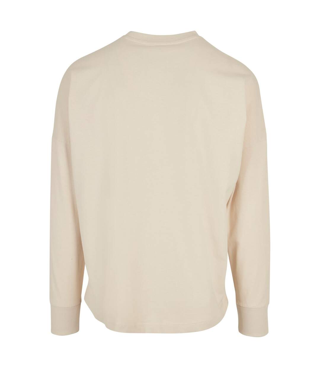 T-shirt Manches Longues Homme Beige Build Your Brand-2