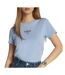 T-shirt bleu femme tommy hilfiger essntl - l-2