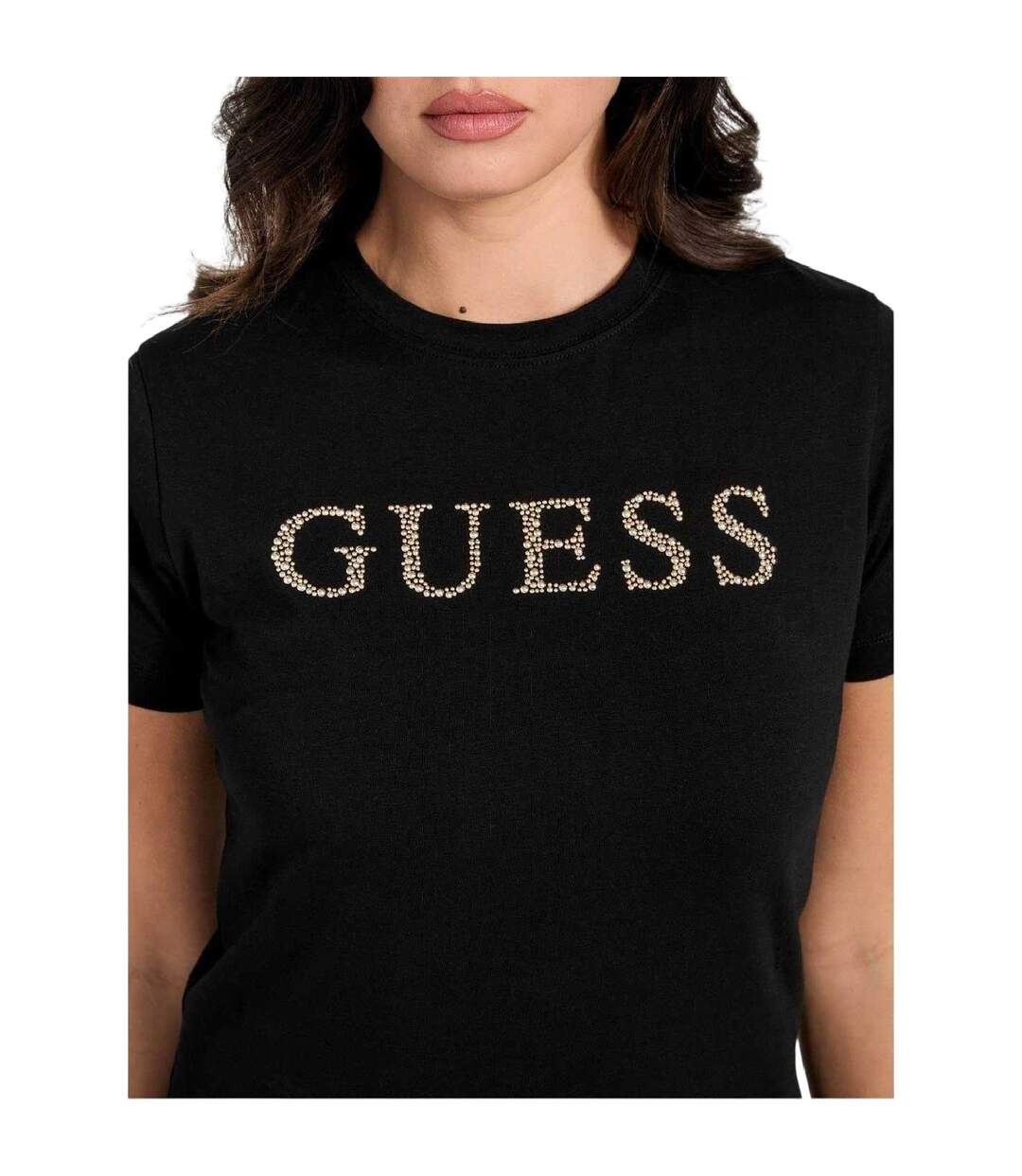 T-shirt Octavia Femme Noir Guess-4
