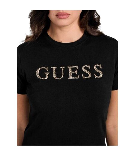 T-shirt Octavia Femme Noir Guess