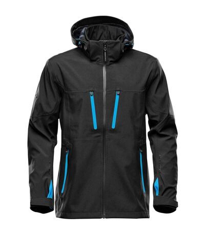Veste Softshell Patrol Homme Noir Bleu Vif Stormtech