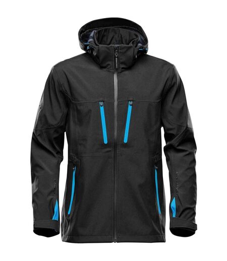 Veste Softshell Patrol Homme Noir Bleu Vif Stormtech