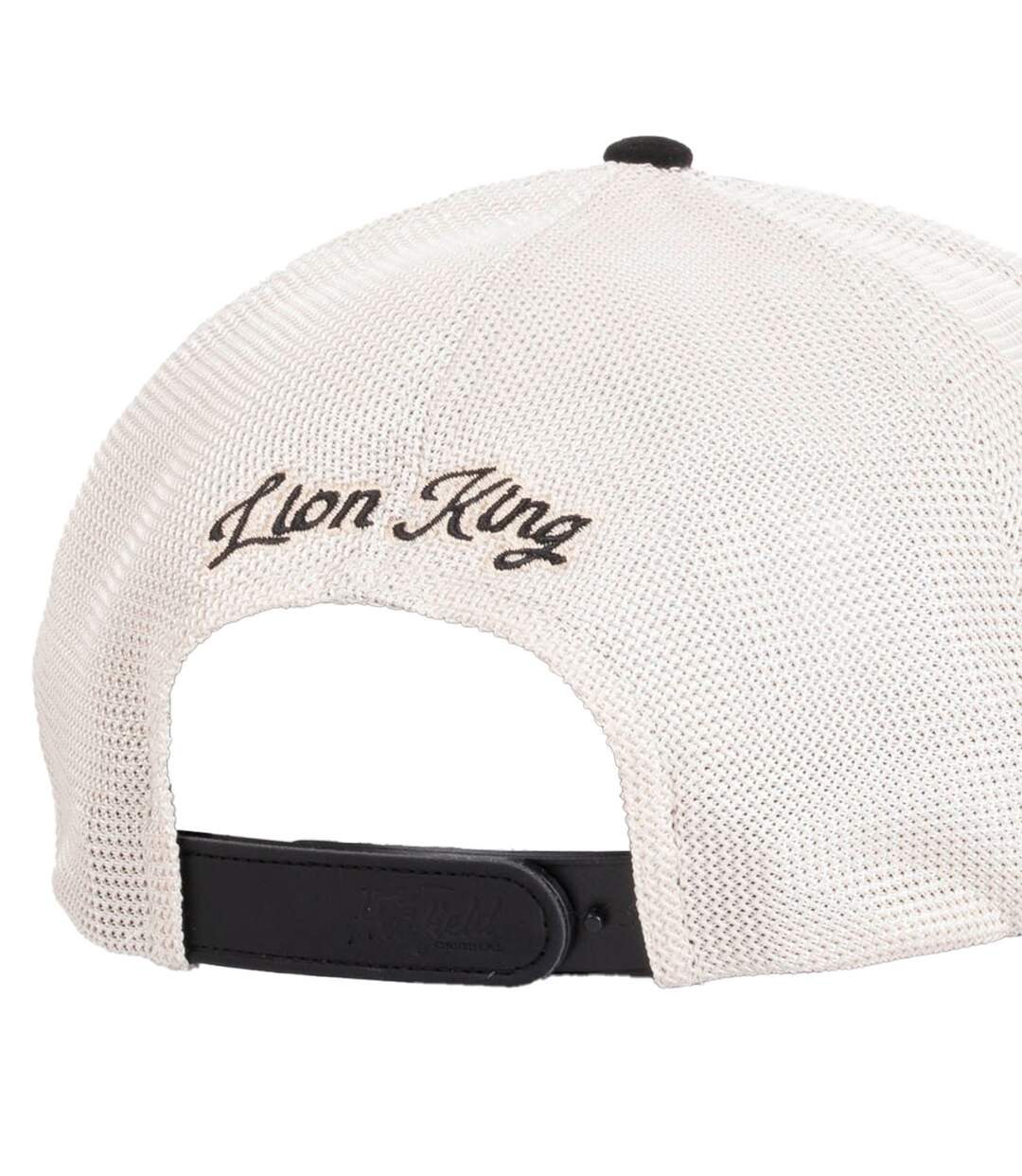 Casquette trucker avec filet bi-matière semi curved animal Lion Hatfield-2