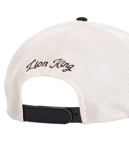 Casquette trucker avec filet bi-matière semi curved animal Lion Hatfield