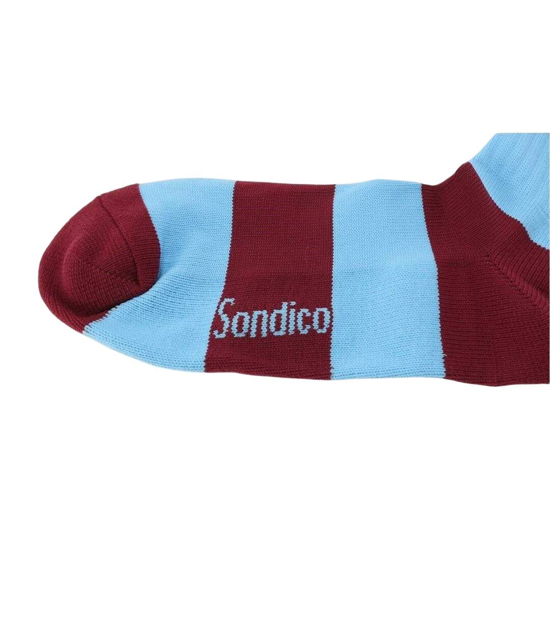 Chaussettes De Foot Motif/style Rayures Contrastées Homme Bordeaux Bleu Ciel Sondico-4