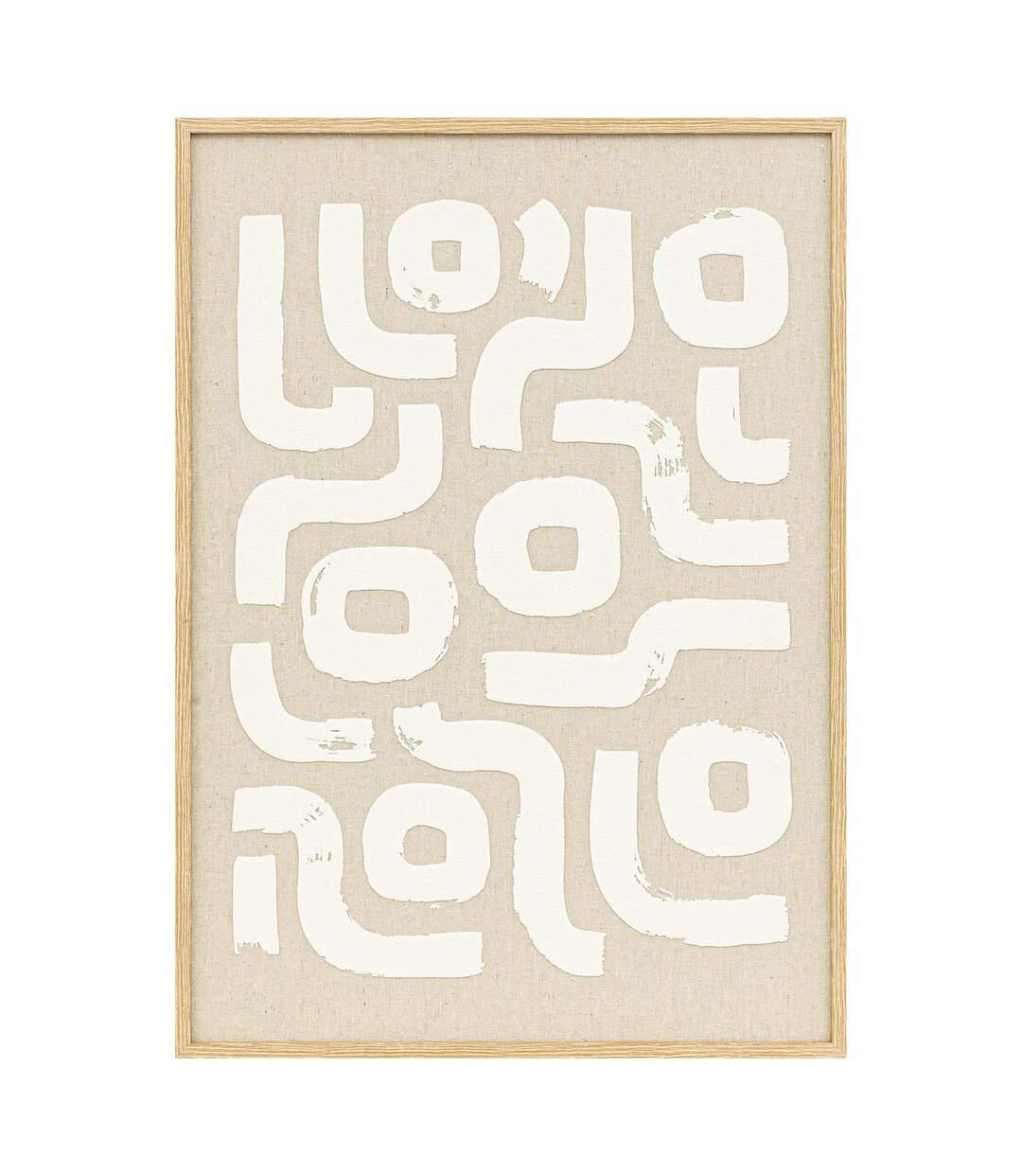 Décoration Murale en Relief Disa 70cm Beige-1