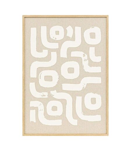 Décoration Murale en Relief Disa 70cm Beige