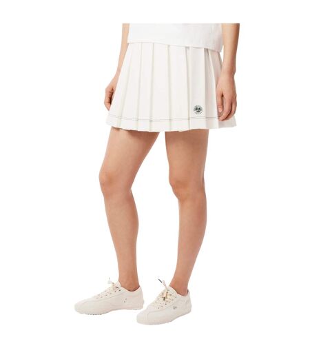 Jupe Rolandgarros Edition Femme Crème Lacoste