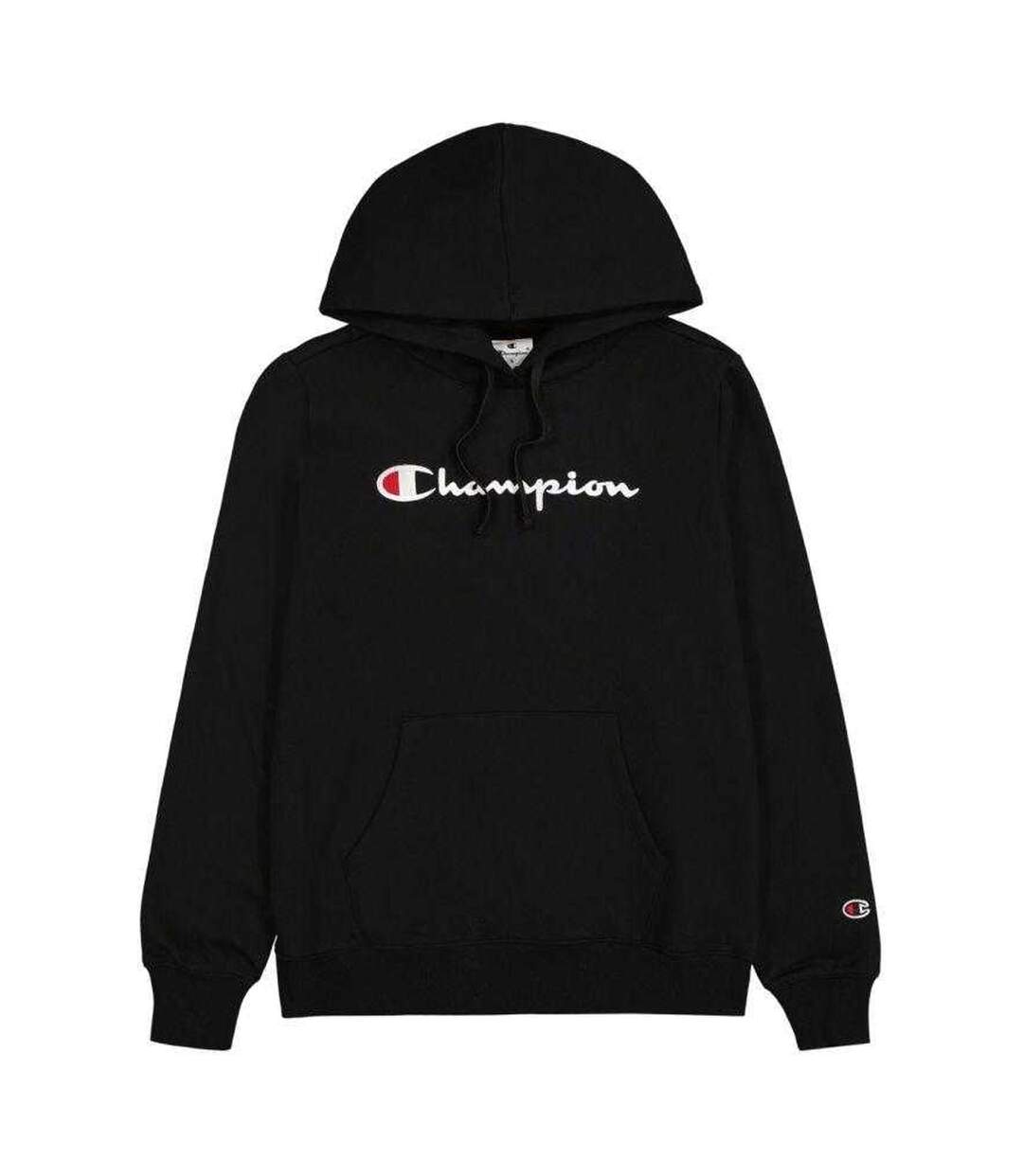 Sweat À Capuche Motif/style Grand Logo Femme Noir Champion-2