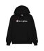 Sweat À Capuche Motif/style Grand Logo Femme Noir Champion-2