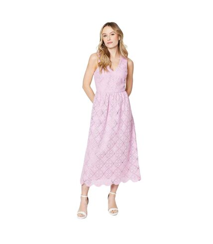 Robe mi-longue femme rose Dorothy Perkins