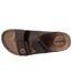 Isotoner Sandales homme à doubles bride scratch, semelle intérieur patch talon ultra confortables-3