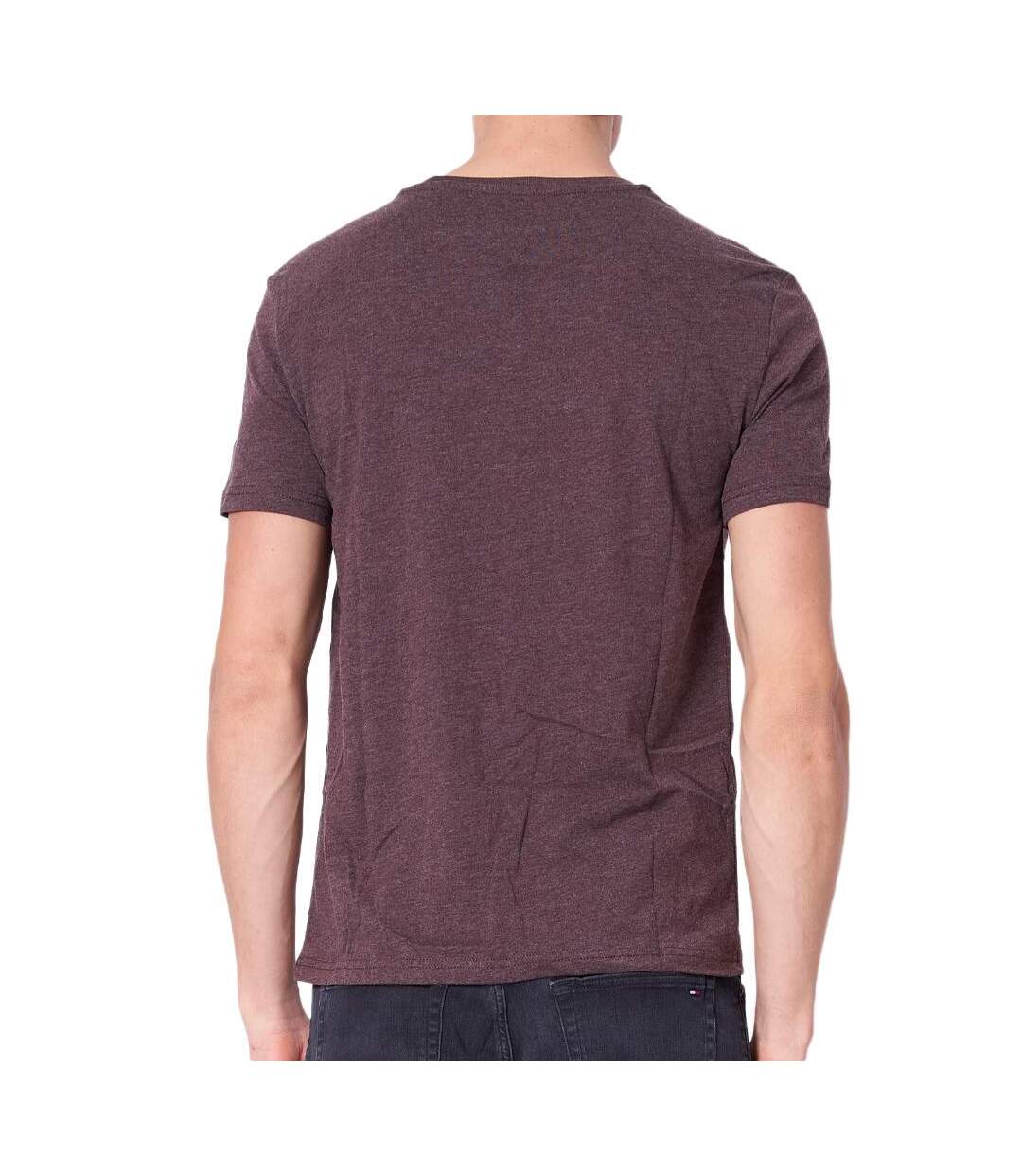 T-shirt taupe homme tommy hilfiger tjm x slim jaspe-2