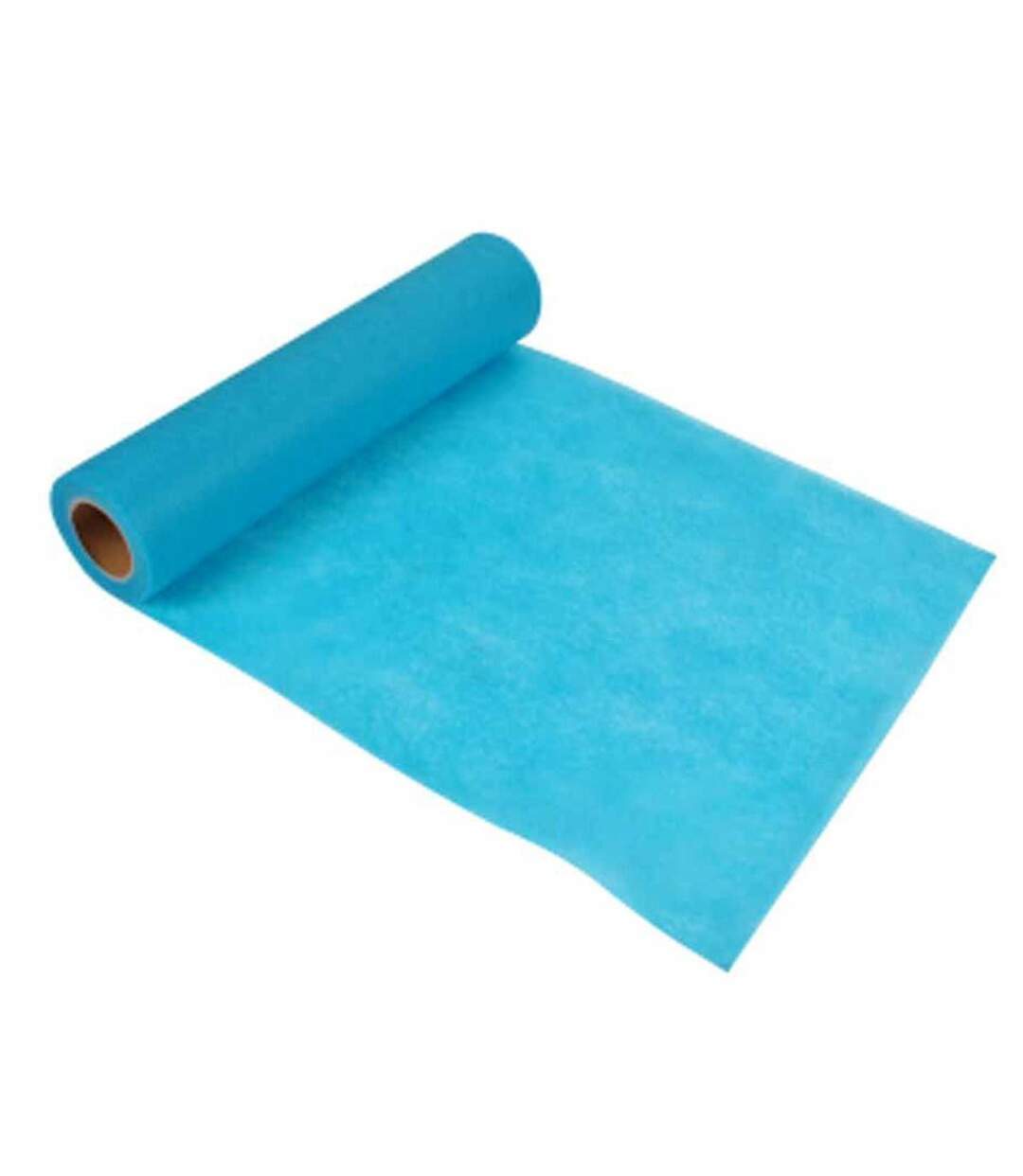 Chemin de Table Jetable Intissé 30cmx7m Bleu-1