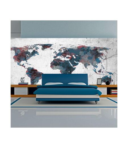 Papier Peint XXL World Map on the Wall 270x550cm