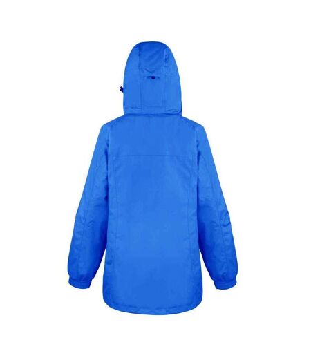 Womens/ladies journey 3 in 1 soft shell jacket royal blue/black Result