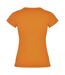 Womens/ladies Jamaica Short-sleeved T-shirt Orange Roly-2