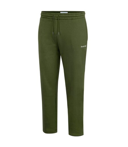Mens Fleece Joggers Green Camo Firetrap