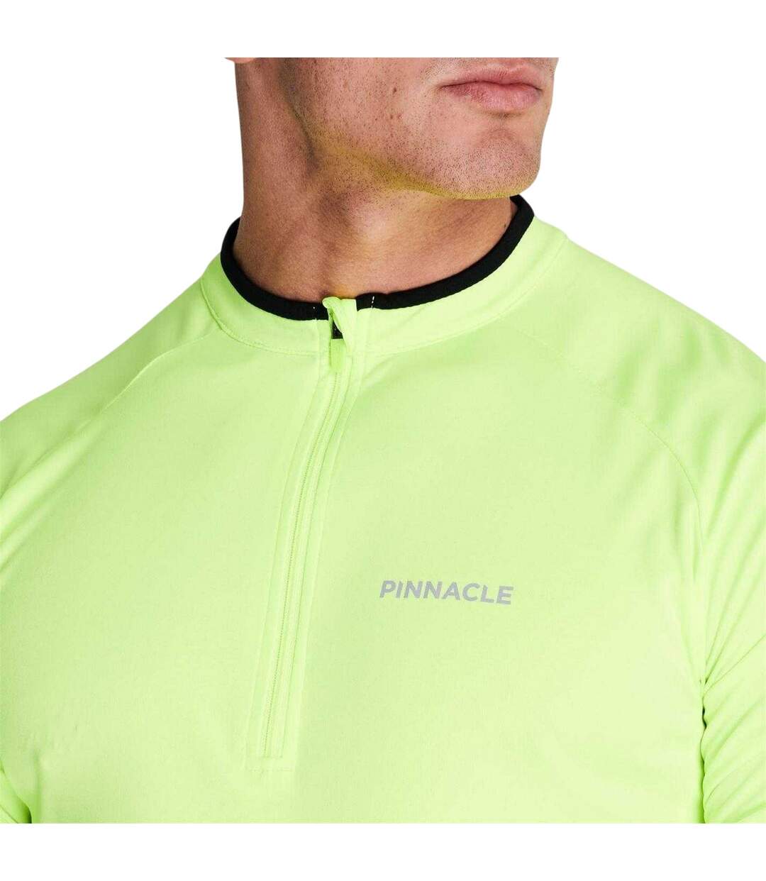 Maillot De Cyclisme Manches Courtes Homme Jaune Pinnacle-4