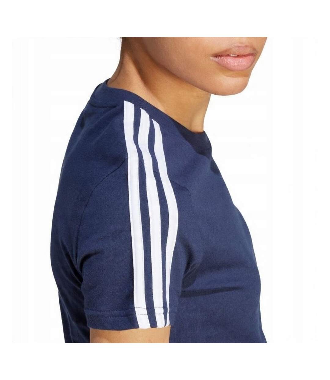 T-shirt Essentials Femme Bleu Marine Adidas-4