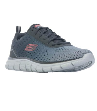 Mens track ripkent trainers black Skechers
