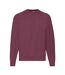 Sweat Classic Adulte Bordeaux Fruit Of The Loom-1