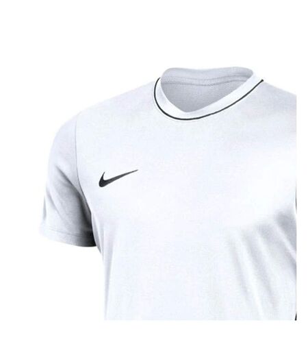 Mens Park 26 Contrast Piping Short-sleeved Jersey White Nike