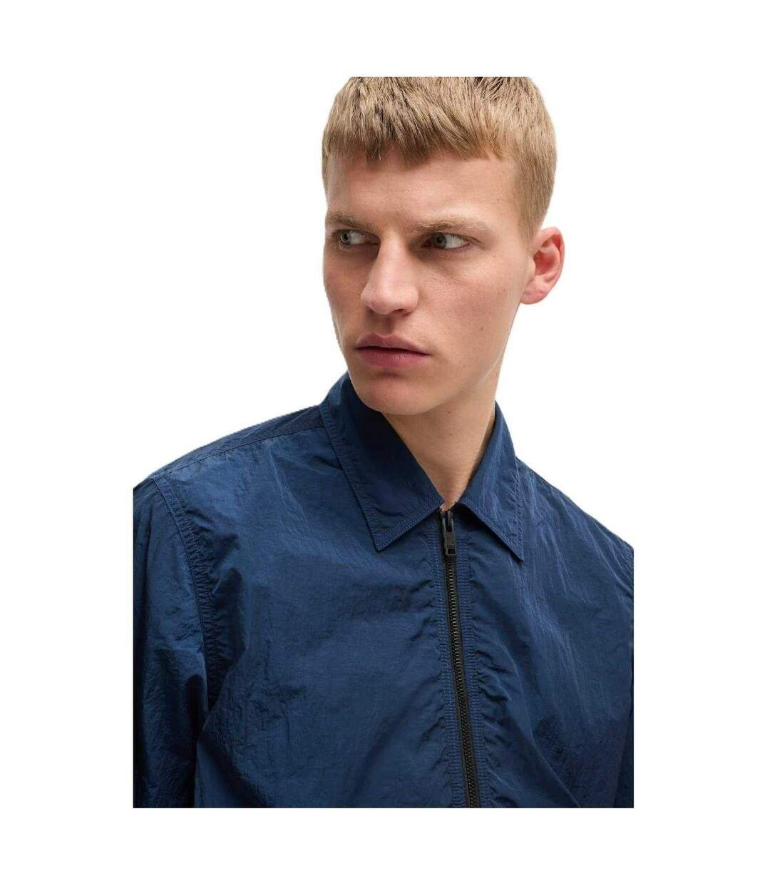 Veste-chemise Leejay Homme Bleu Boss-3
