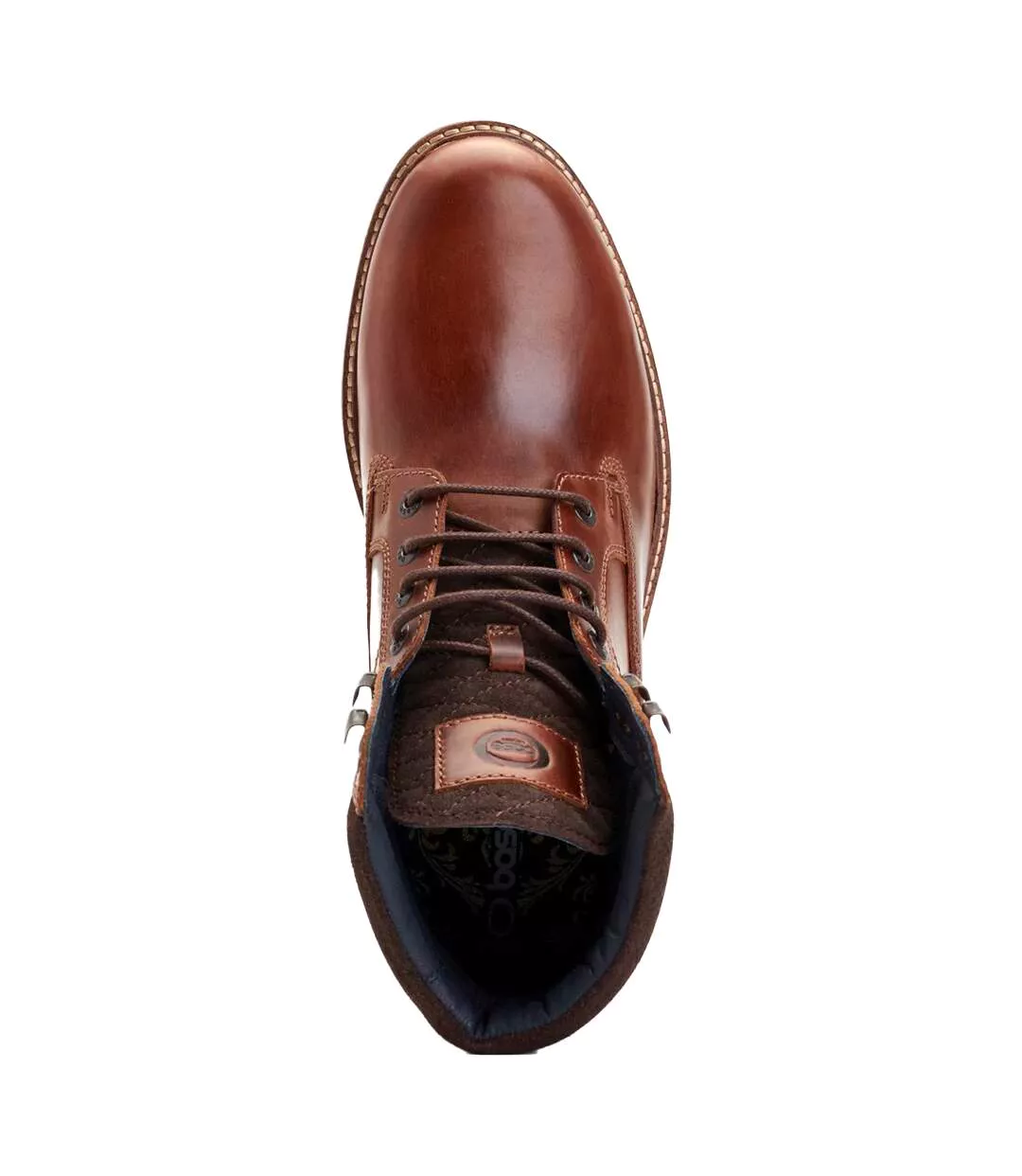 Bottines Bradley Homme Châtaigne Base London-4