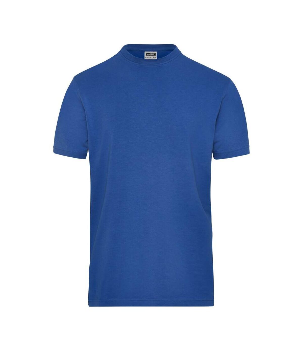 James and Nicholson Mens Organic Cotton Stretch T-Shirt (Royal)