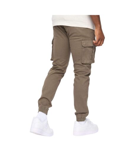 Pantalon À Poches Frentons Homme Vert Kaki Crosshatch