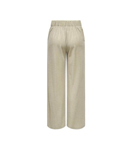 Pantalon fluide beige femme jdy geggo