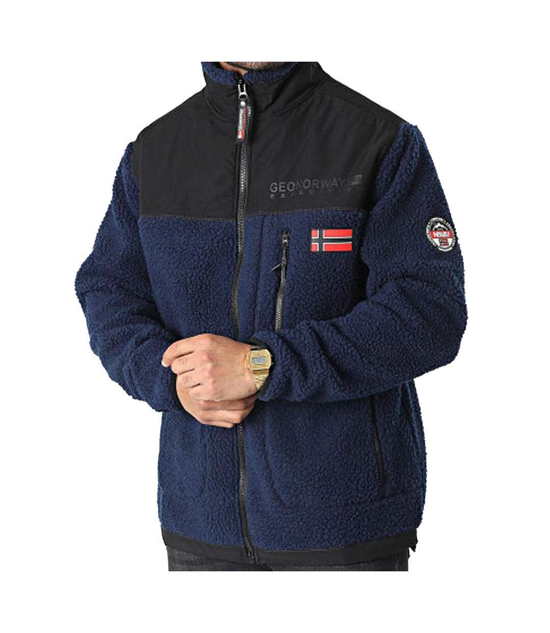 Polaire Marine Homme Geographical Norway Tuvalu - 3XL-1