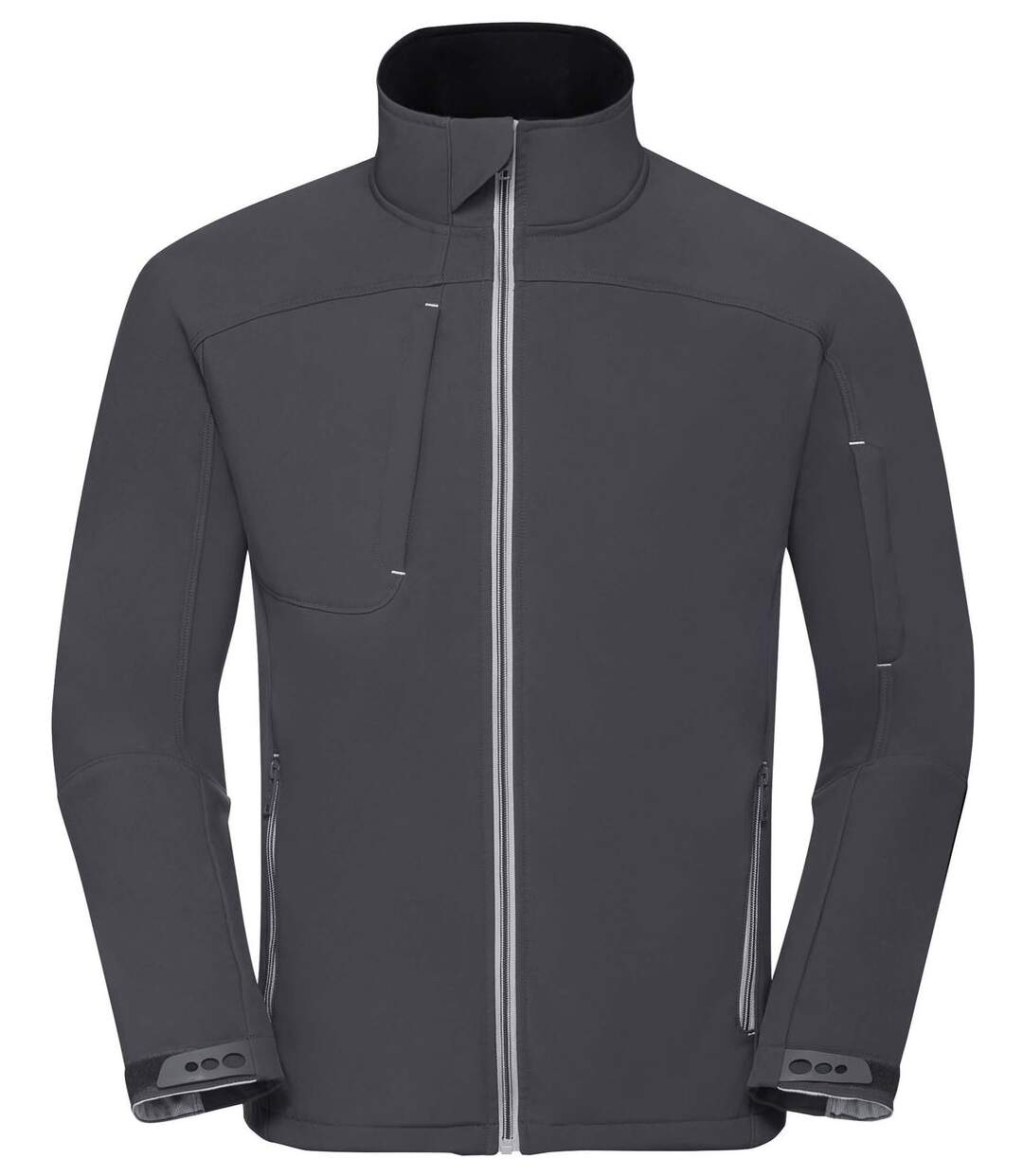 Veste softshell bionic homme - R-410-M - gris acier-1