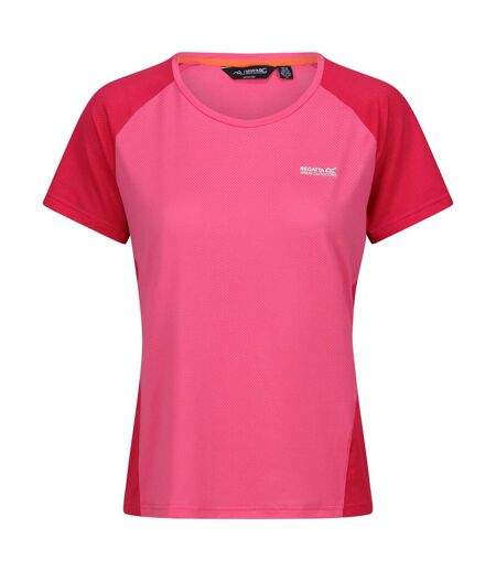 T-shirt emera femme flamant rose / rose fluo Regatta