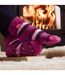 Chaussettes de détente à rayures pour dames avec leurre-4