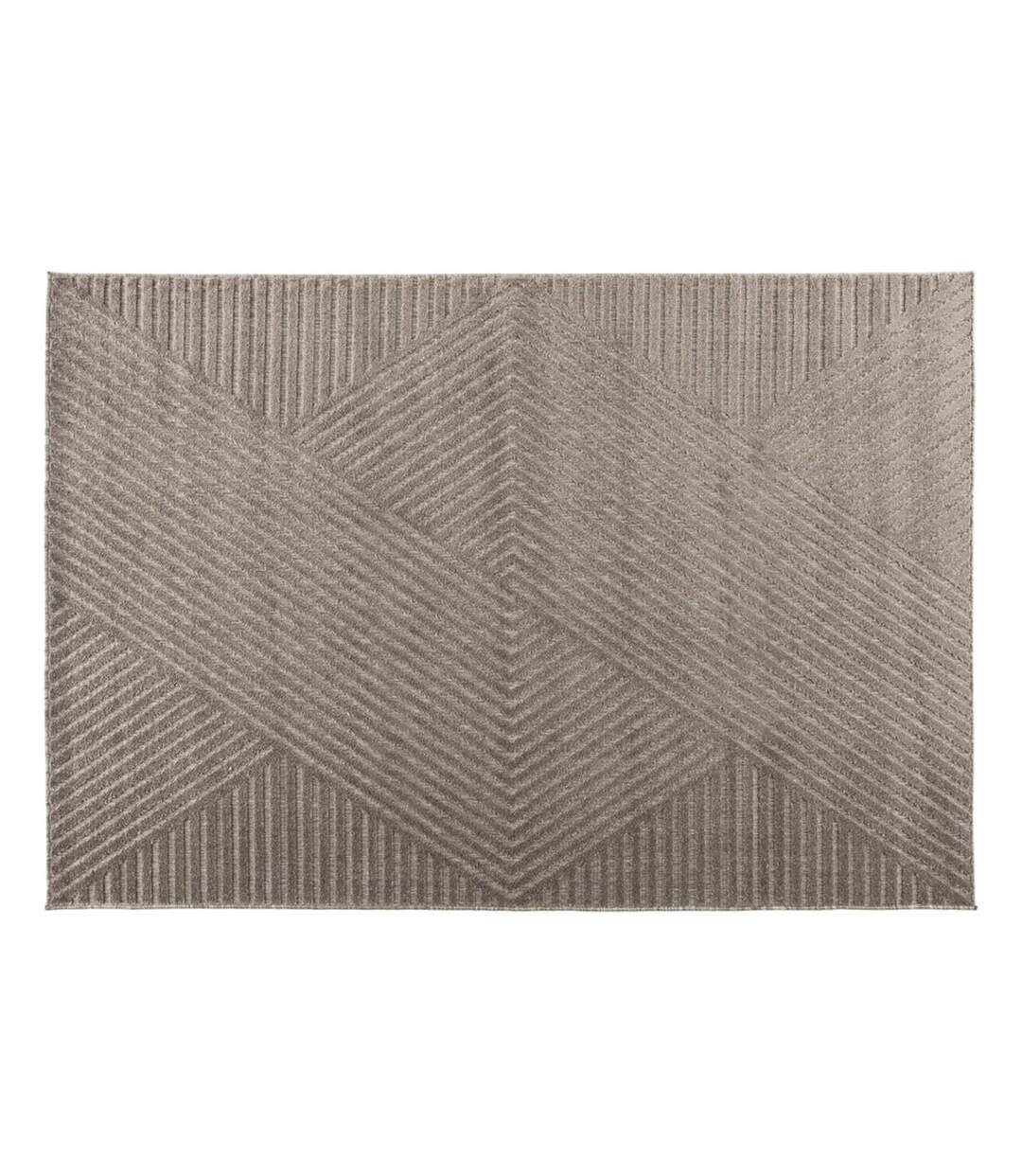 Tapis Déco Aron Solar 160x230cm Marron-1