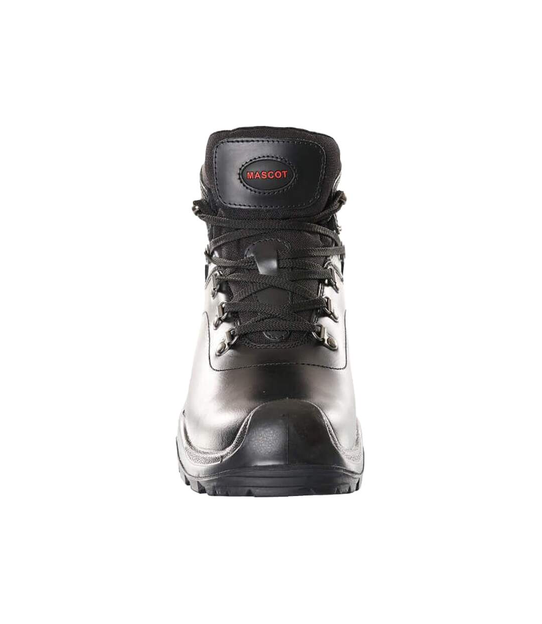 Mens Footwear Industry Leather Safety Boots Black Mascot-3
