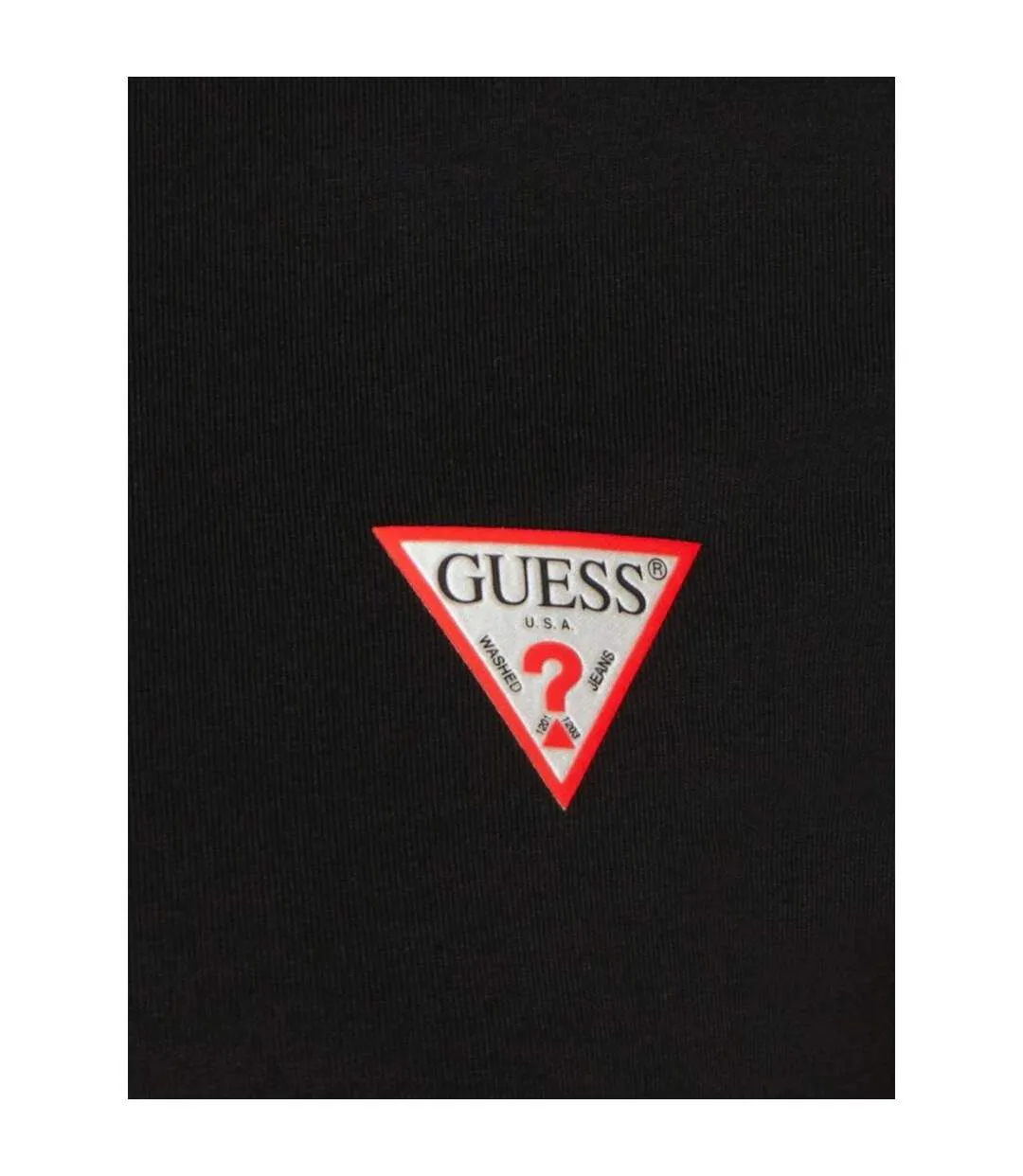 T-shirt Femme Noir Guess-3