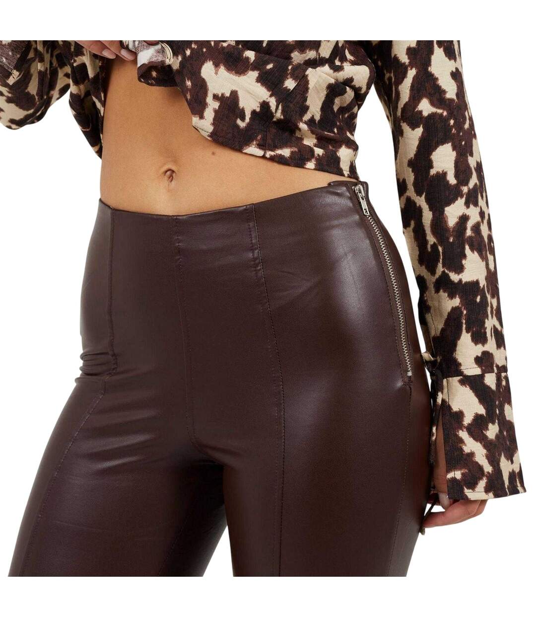 Legging Femme Marron Foncé Brave Soul-4
